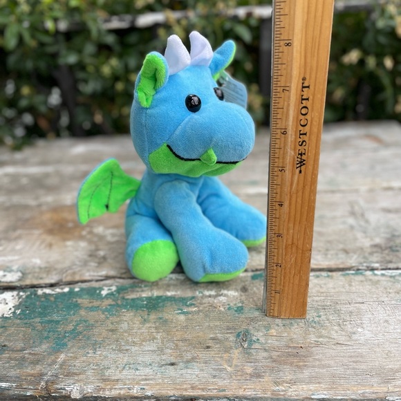 Blue & green dinosaur stuffed animal plush peekaboo toys - Picture 3 of 6